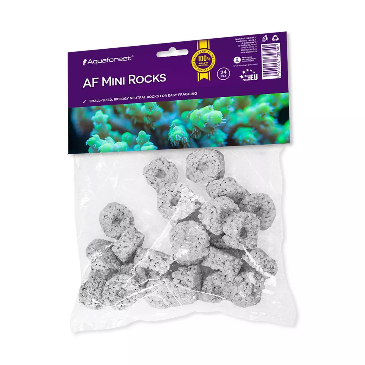AF Mini Rocks (White, 24 pcs)