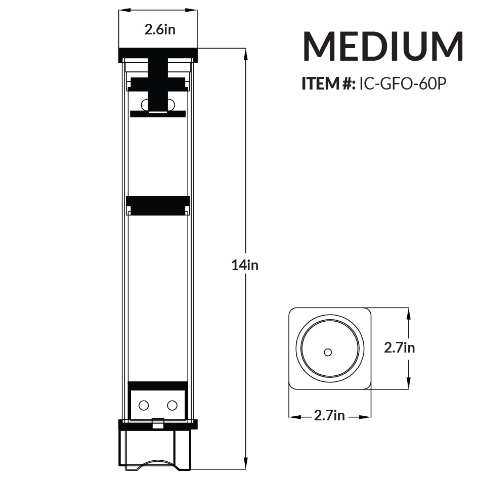 IceCap Controllable 12v DC Media Reactor