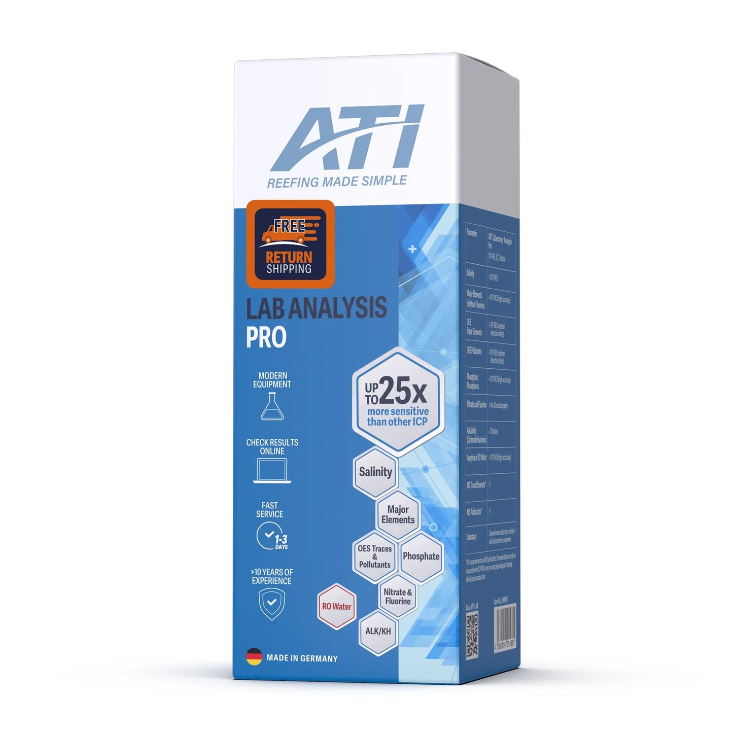 ICP Lab Analysis PRO with return shipping (1,3 & 6 Pack)