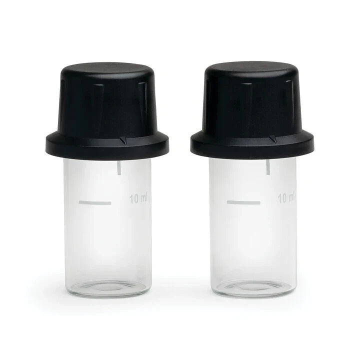 Glass Cuvettes and Caps for Marine Master Colorimeters (set of 2)