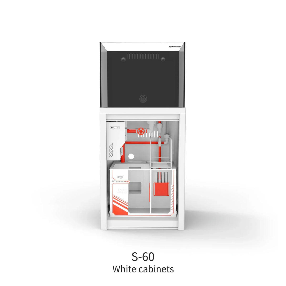 Neptunian Cube Super 60 - Professional Reef Aquarium System - Drop Ship