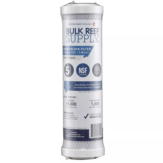 Chlorine & VOC Carbon Block Filter - 5 Micron