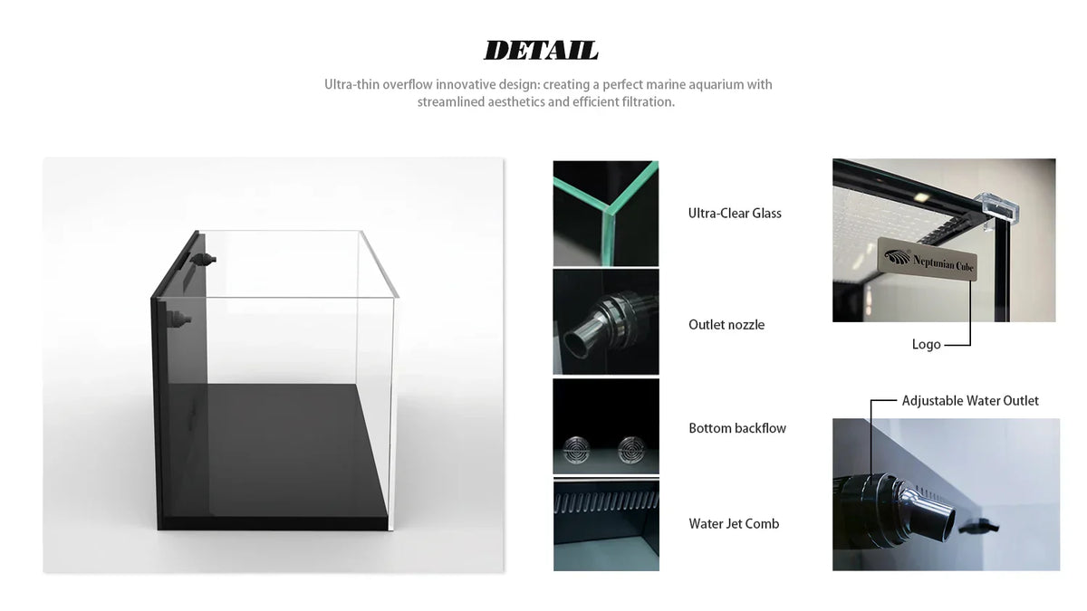 Neptunian Cube Magic Pro 90 - Professional Reef Aquarium System