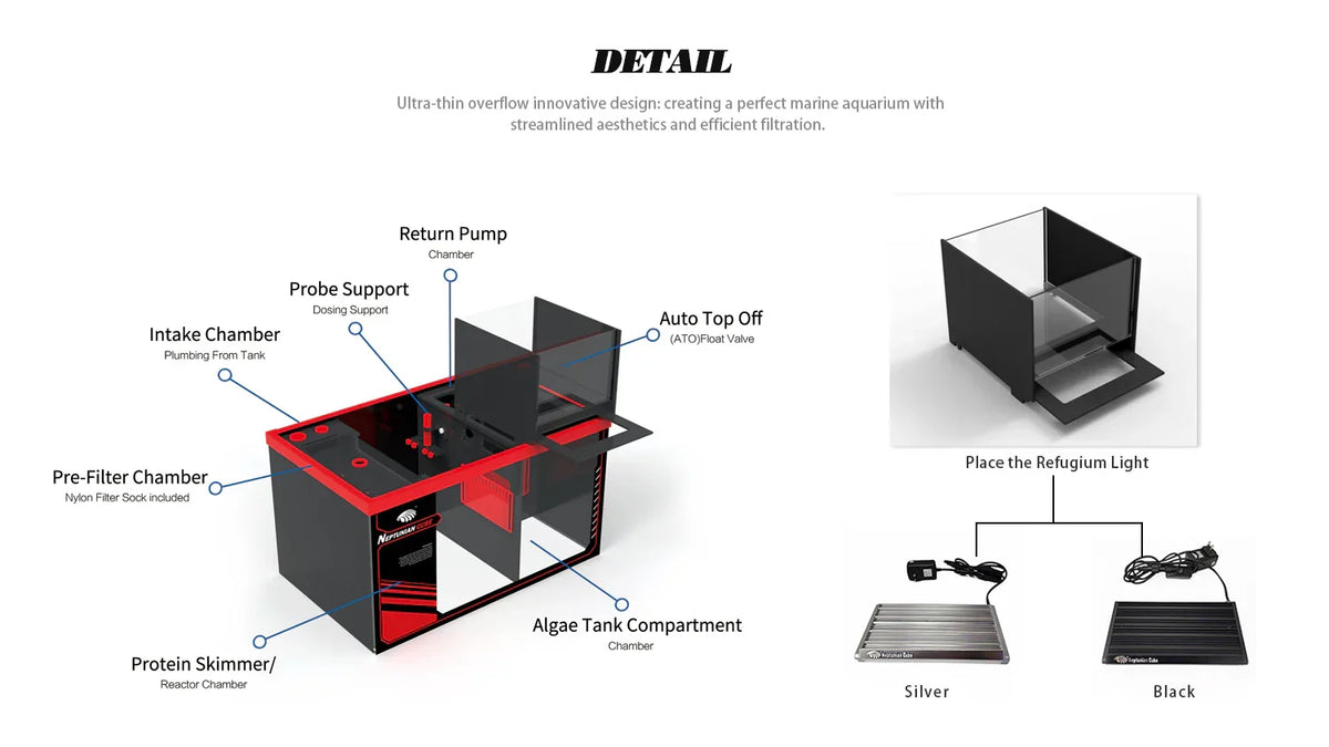 Neptunian Cube Magic Pro 90 - Professional Reef Aquarium System