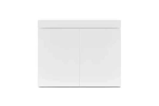 UNS Aquarium Tank Stand - Piano White - 90L